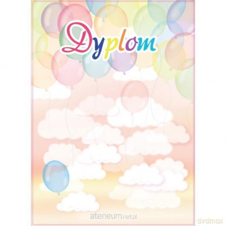 Dyplom dziecięcy A4/20ark. Balony