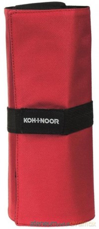 Etui czerwone na kredki 24 szt