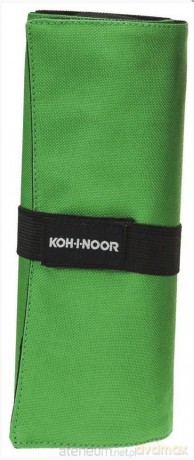 Etui zielone na kredki 24 szt