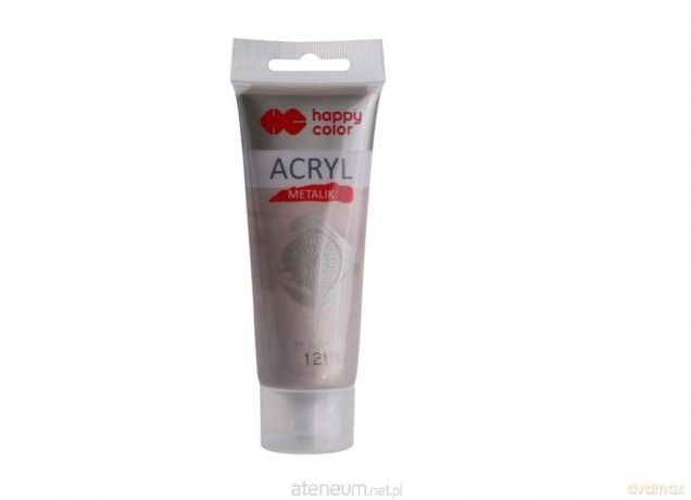 Farba akrylowa 75 ml różowe złoto metalik