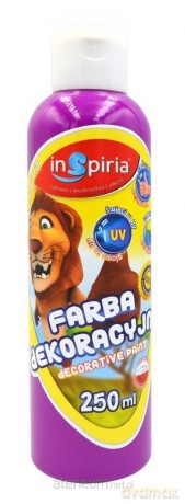 Farba dekoracyjna fluorescencyjna fioletowa 250 ml