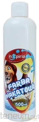 Farba plakatowa biała 500 ml