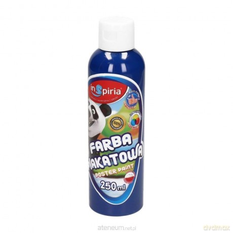 Farba plakatowa ciemnoniebieska 250 ml