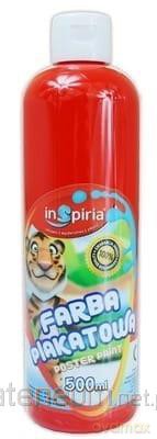 Farba plakatowa czerwona 500 ml