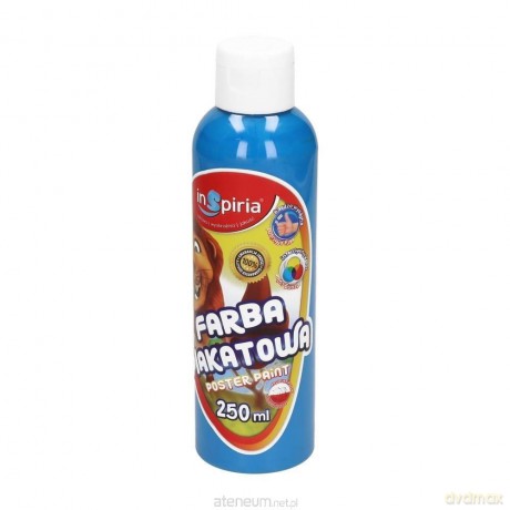Farba plakatowa niebieska 250 ml