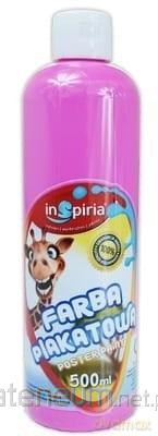 Farba plakatowa różowa 500 ml