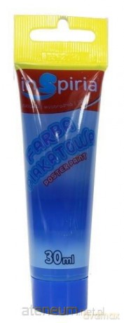 Farba plakatowa w tubie c.niebieska 30 ml (6 szt)