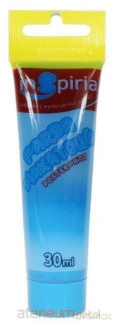 Farba plakatowa w tubie niebieska 30 ml (6 szt)