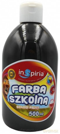 Farba szkolna czarna 500 ml