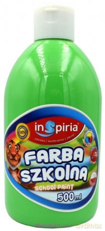 Farba szkolna zielona 500 ml