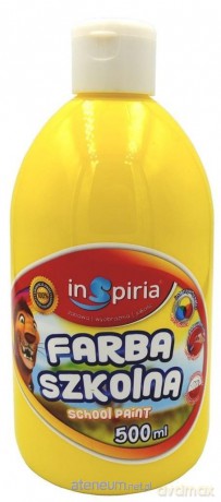 Farba szkolna żółta 500 ml