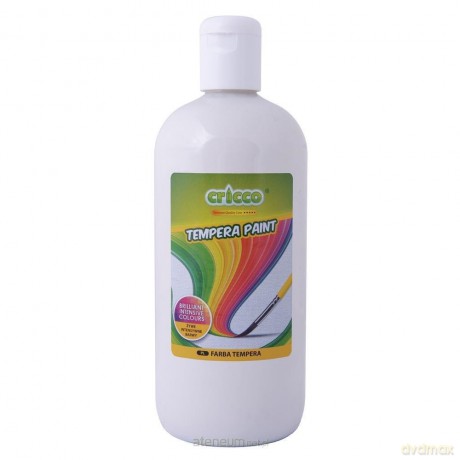 Farba tempera 500 ml biała