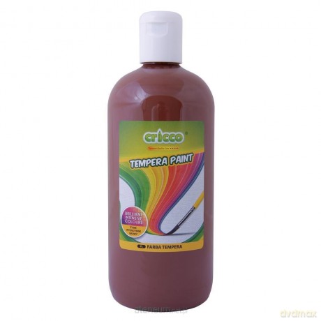 Farba tempera 500 ml brązowa