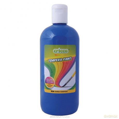 Farba tempera 500 ml ciemna niebieska