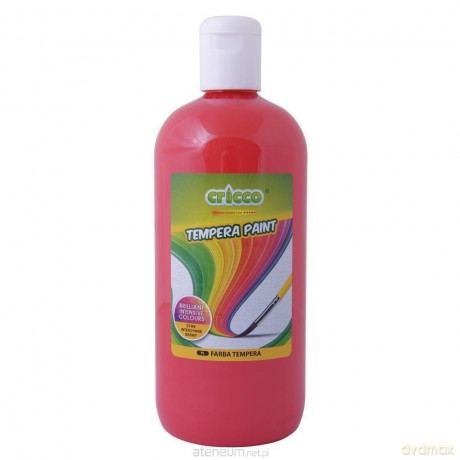 Farba tempera 500 ml czerwona