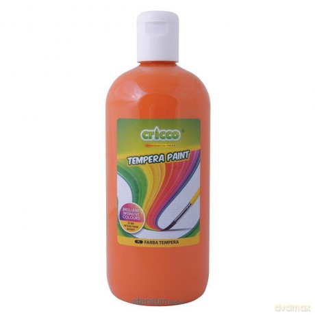 Farba tempera 500 ml pomarańczowa
