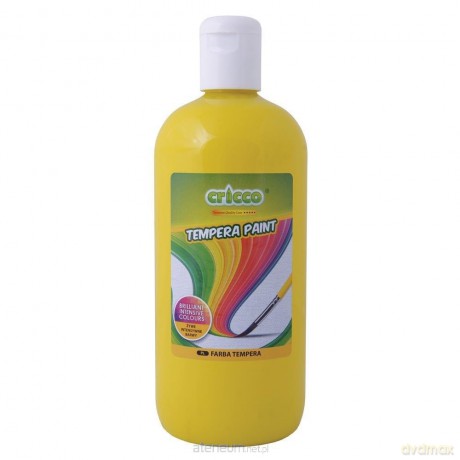 Farba tempera 500 ml żółta