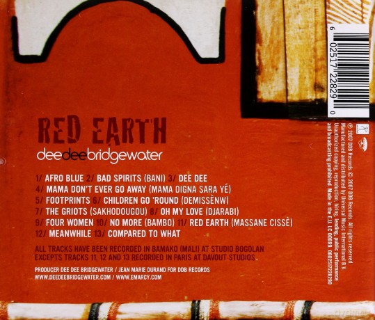 Dee Dee Bridgewater: Red Earth [CD]