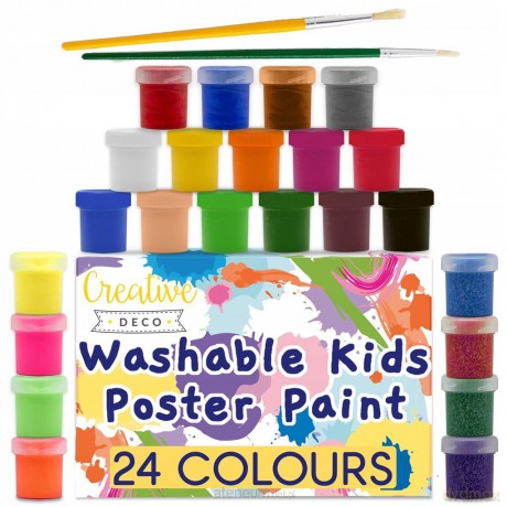 Farby plakatowe 24 kolory 20 ml