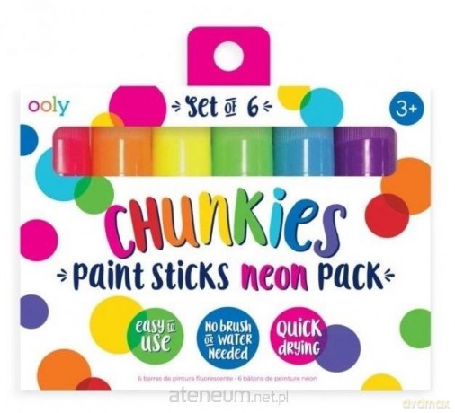 Farby w kredce Chunkies Paint Sticks Neon 6 szt