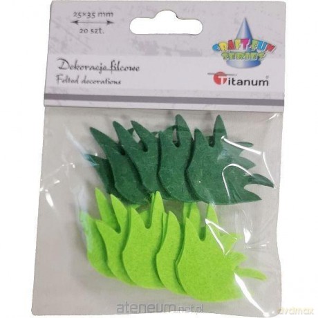 Filcowa trawa 35x25mm mix 20 szt