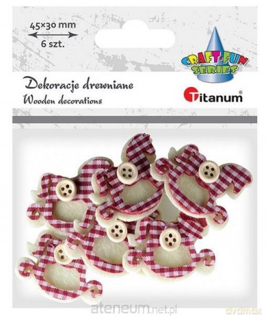 Filcowe koniki na biegunach 3D 6 szt