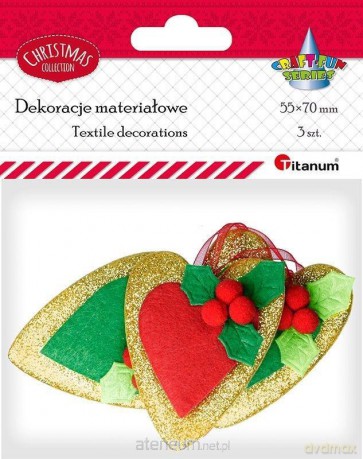 Filcowe serca 3 szt