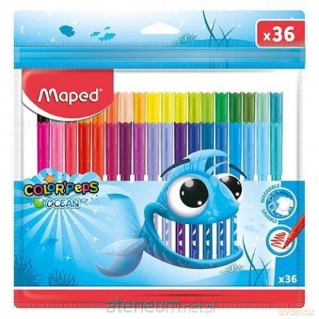 Flamastry Colorpeps Ocean 36 kolorów