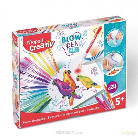 Flamastry dmuchane 24 kolory
