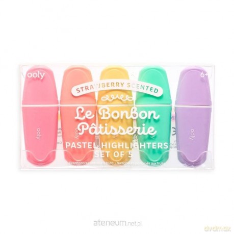Flamastry pachnące pastelowe Le BonBon Patis. 5 kolorów