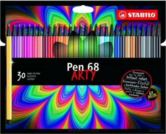 Flamastry Pen 68 Arty 30 kolorów