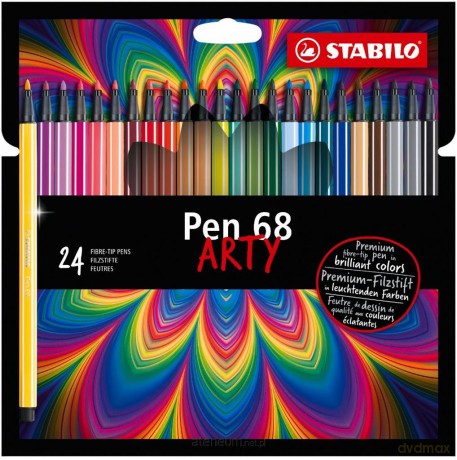 Flamastry Pen 68 Arty etui 24 kolory