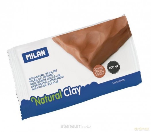 Glina naturalna samoutwardzalna 400g brązowa