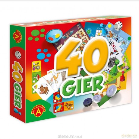 Gry rodzinne - zestaw 40 gier [GRA]