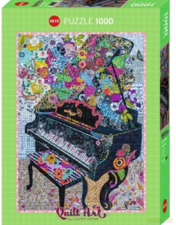 HEYE 1000 el. Quilt Art, Fortepian, Laura Heine [PUZZLE]