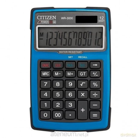 Kalkulator Citizen WR-3000 niebieski