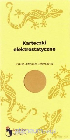 Karteczki elektrostatyczne 50 szt. pomarańczowe
