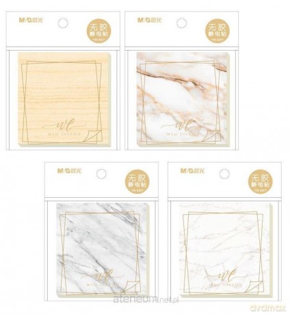 Karteczki elektrostatyczne Marble 80K 76x76mm