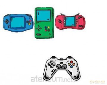 Karteczki memo gamer 4 szt