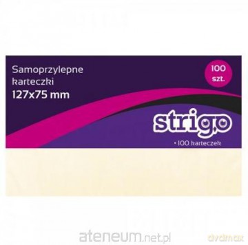 Karteczki samoprzylepne 127x76mm 100K pastel STRIG
