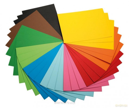 Karton kolorowy A4 170g mix kolorów (100szt)