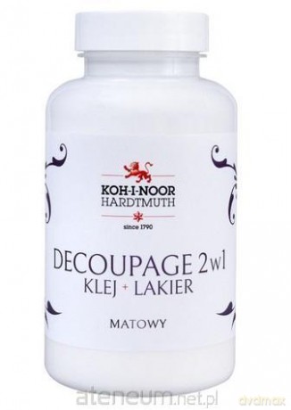 Klej 2w1 z lakierem do decoupage mat 200 ml