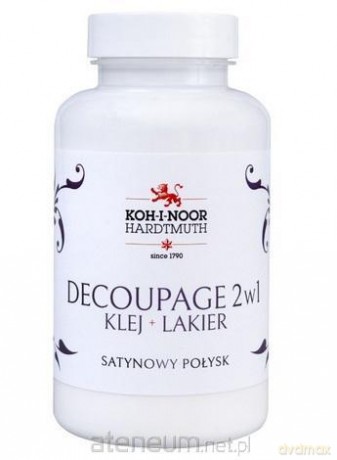 Klej 2w1 z lakierem do decoupage połysk 200 ml
