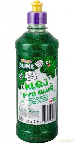 Klej brokatowy zielony PVA 500 ml