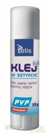 Klej w sztyfcie PVP(bezbarwny)15g (20 szt) BG112-B