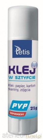 Klej w sztyfcie PVP(bezbarwny)21g (12 szt) BG112-G