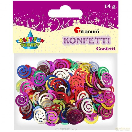 Konfetti spiralki mix 14g