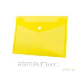 Koperta A5 PP na zatrzask żółta (12 szt.) BT610-Y