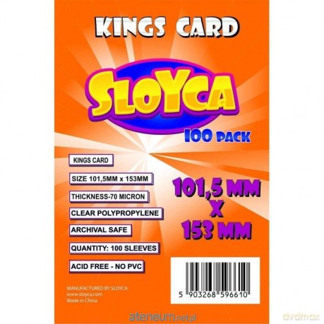 Koszulki Kings Card 101,5x153mm (100 szt) [GRA]