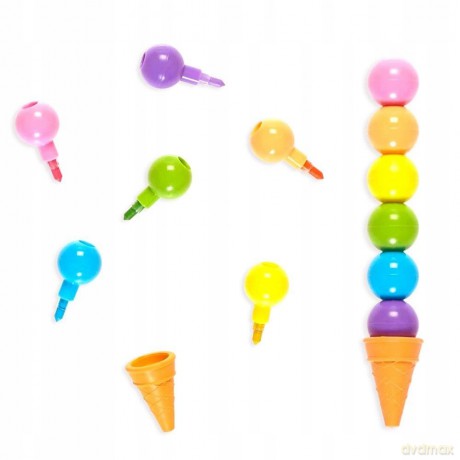 Kredka przekładana Tęczowe lody